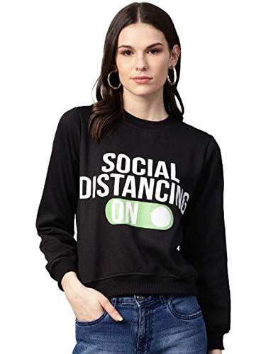 Image of pluss Women's Fleece Round Neck Sweatshirt