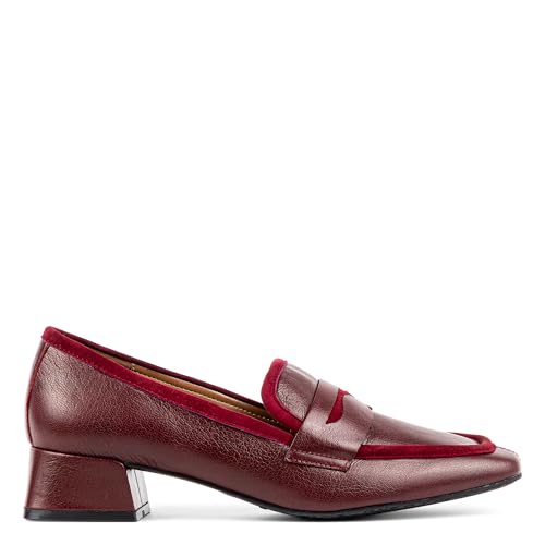 Image of Donald Pliner Women's Tristina Penny Loafer Heel - 1.3 inch Block Heel Shoes for Comfort, Slip On Women's Heels