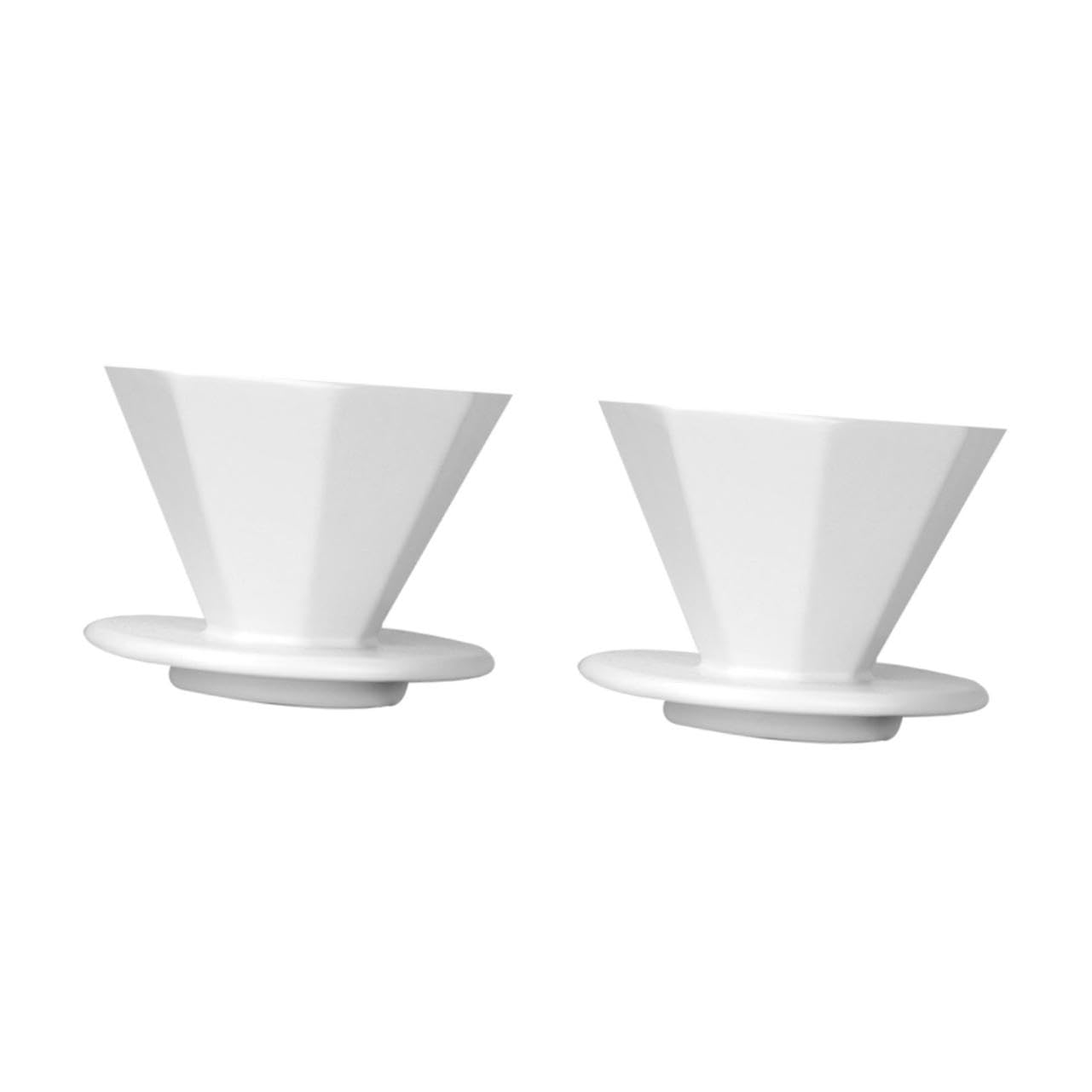 SHINEOFI 2 Piezas 咖啡滤杯 Filtrar Reutilizable Café Filtrado Filtros De Café Con Colador Práctico Filtro De Café Taza De Filtro De Casa Filtro Espesado Embudo De Cafe Casero Cerámica