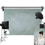 Kate 7x5ft/2.2x1.5m Light Green Textured Photography Backdrop Abstract Color Backgrounds...