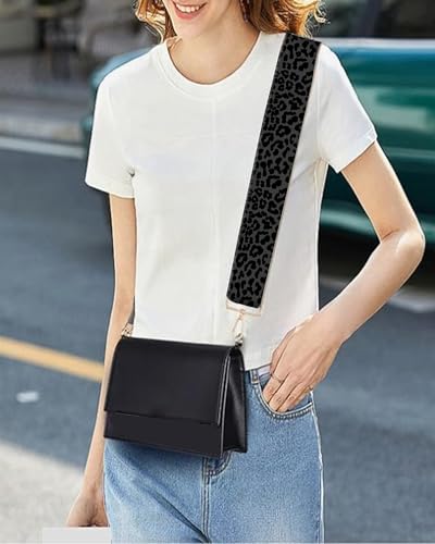 Image of Purse Strap Replacement Crossbody 2 inch Wide Shoulder Strap, Cute Handbag Strap Bag Strap Replacement Belts Adjustable