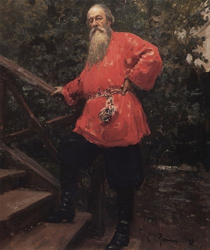 Affiche Artistique Repine Vladimir Stasov - L'Émotion de l'Art Russe dans Votre Salon