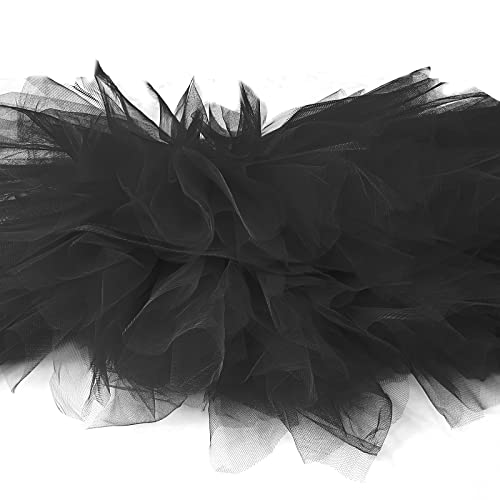 Topdress Women's 1950S Vintage Tutu Petticoat Ballet Bubble Skirt (26 Colors) Black Xl #TOP4
