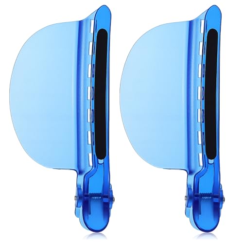 2 Pinzas Aislantes para Cabello Color Azul miniatura 1