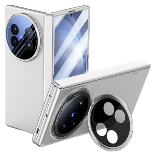 Coque Vivo X Fold5 argentée avec protection charnière et écran