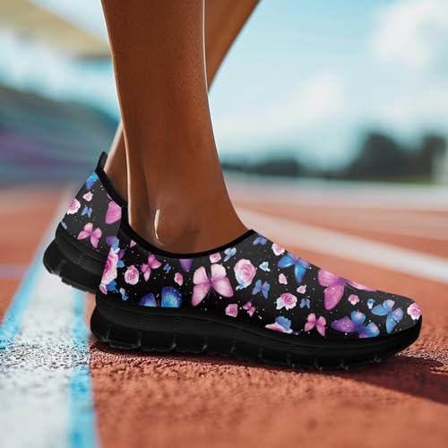 Image of Women's Loafers Slip On Slip Shoe Casual Walking Shoes Non Slip Work Shoes Mesh Athletic Sneakers