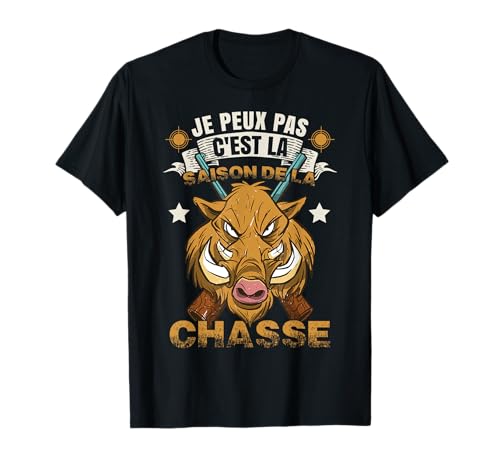 Sanglier | Chasseur Humour | Chasse T-Shirt