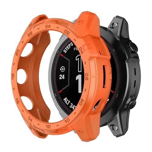 ISABAKE Etui kompatybilne z Garmin EPIX Pro 51 mm/Fenix 7X/Fenix 7X Pro, Etui ochronne z TPU, ramka zegarka, osłona do Enduro 2/Tactix 7