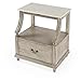 Butler Specialty Danielle Marble Nightstand in Gray