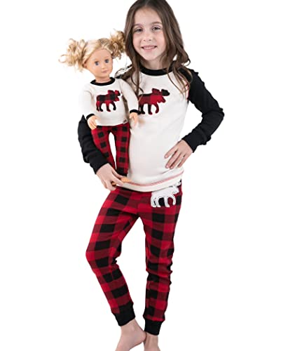 Lazy One Matching Pjs for Kids, American 18-Inch Girl Doll Accessories, Matching Pajama Set