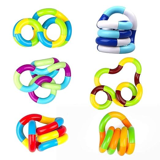 Shreeji Tangles Fidget Toys, Fidget Toys, Sensory Toys, Tangles Fidget, Tangles Relax Therapy Anxiety Stress Relief Items Therapy Toy, Decompression Toys, Fidget to Focus (Multi-Color) (Multicolor, 2) (B0CZ6X7LQC) Amazon Price History, Amazon Price Tracker