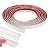 Flexible Trim Caulk Strip, Peel and Stick Trim for Molding, Tile Edge, Ceiling, Wall Corner, Baseboard, Floor(White)