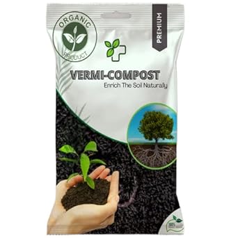 SS Organic Vermicompost Cow Manure, Organic & Natural Plant Nutrient Vermicompost Fertilizer for Plants