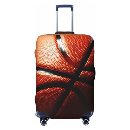 Luggage Cover Dustproof Anti-scratch Suitcase Cover Elastic Washable Suitcase Protector Basketball Luggage Cover Sleeve Fashion Travel Baggage Covers Fit 18-32 Inch Luggage Accessories