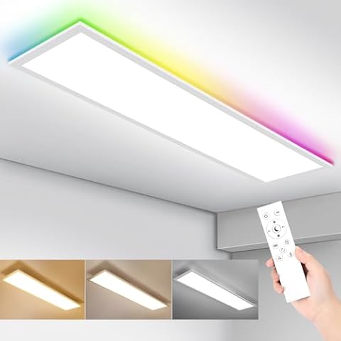 IEGLED Plafonnier LED 120x30cm Cover