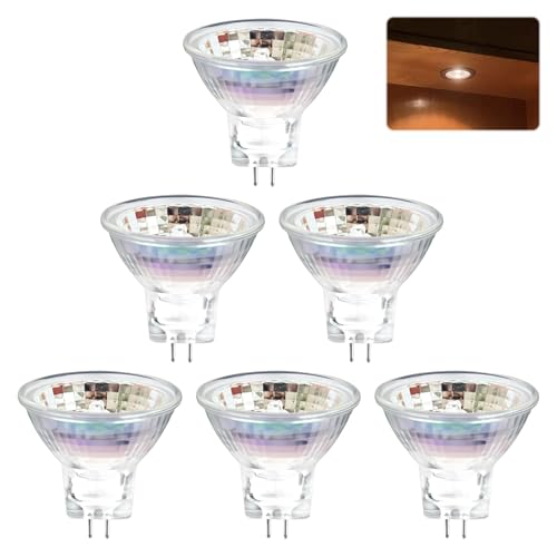 Image of Lilyphon 6PCS Mr11 12v 20w Halogen Mr11 Led Bulb, 35mm Diameter, Gu4 Led Bulbs for Ceiling Lights, Spotlight Bulbs, Halogens & LEDs Bulb Replacement