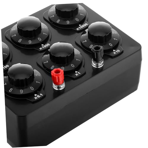 Boîte de résistance variable noire 6 décades OSALADI pour expérience de physique