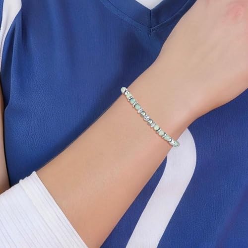 Image of JoycuFF ๐๐ถ๐ณ๐๐ ๐ณ๐ผ๐ฟ ๐ช๐ผ๐บ๐ฒ๐ป ๐ ๐ผ๐ผ๐ป๐๐๐ผ๐ป๐ฒ ๐๐ฟ๐ฎ๐ฐ๐ฒ๐น๐ฒ๐ Amazonite Colorful Imperial Jasper Stainless Steel Beads Bracelets, Graduation Christmas Valentines Mothers Day Birthday Gifts