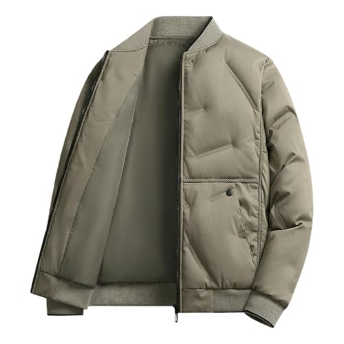 Veste matelassée d'hiver pour homme avec col montant chaud veste matelassée noire