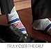 Pierre Henry Over the Calf Socks for Men (9 pairs) | Cotton Over the Calf Dress Socks | Long Socks Stays up12+ hr| Double Comfort Elastic Casual Socks | Multi Fashion Pattern Socks | Size 7-11 |12-16