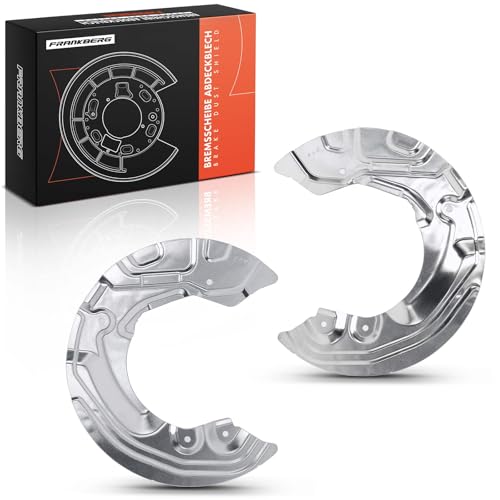 Image of Frankberg 2x Brake Dust Shield Brake Disc Front Left Right 34106762852