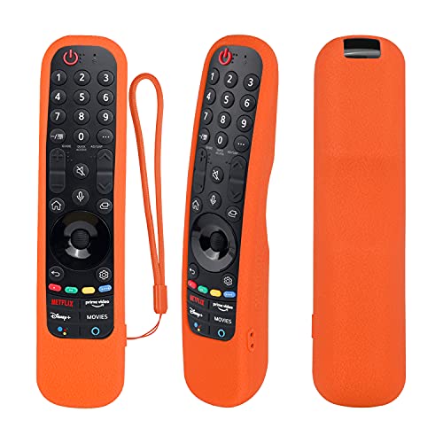 YiBiChin - Funda Protectora de Silicona con Control Remoto para LG Smart TV AN-MR21 para LG OLED TV Magic Remote y MR21GA Remote Cover a Prueba...