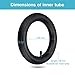 Cámaras de aire, Charminer Tubo interior de doble capa de ruedas de...