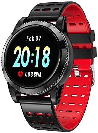 GOKOO Smart Watch for Men Women with Heart Rate Blood Pressure Sleep Monitor IP67 Waterproof Activity Tracker Notification Camera Music Control Red … (Red)