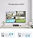 SWANN Pro 4K Ultra HD, 16 Channel Security Camera System, 2TB NVR, 8 Dome + 1 Pan & Tilt PoE IP Cameras Outdoor, 12MP Video, Wired Surveillance CCTV, Motion 24/7 Recording Security Camera, 169008DE1PT