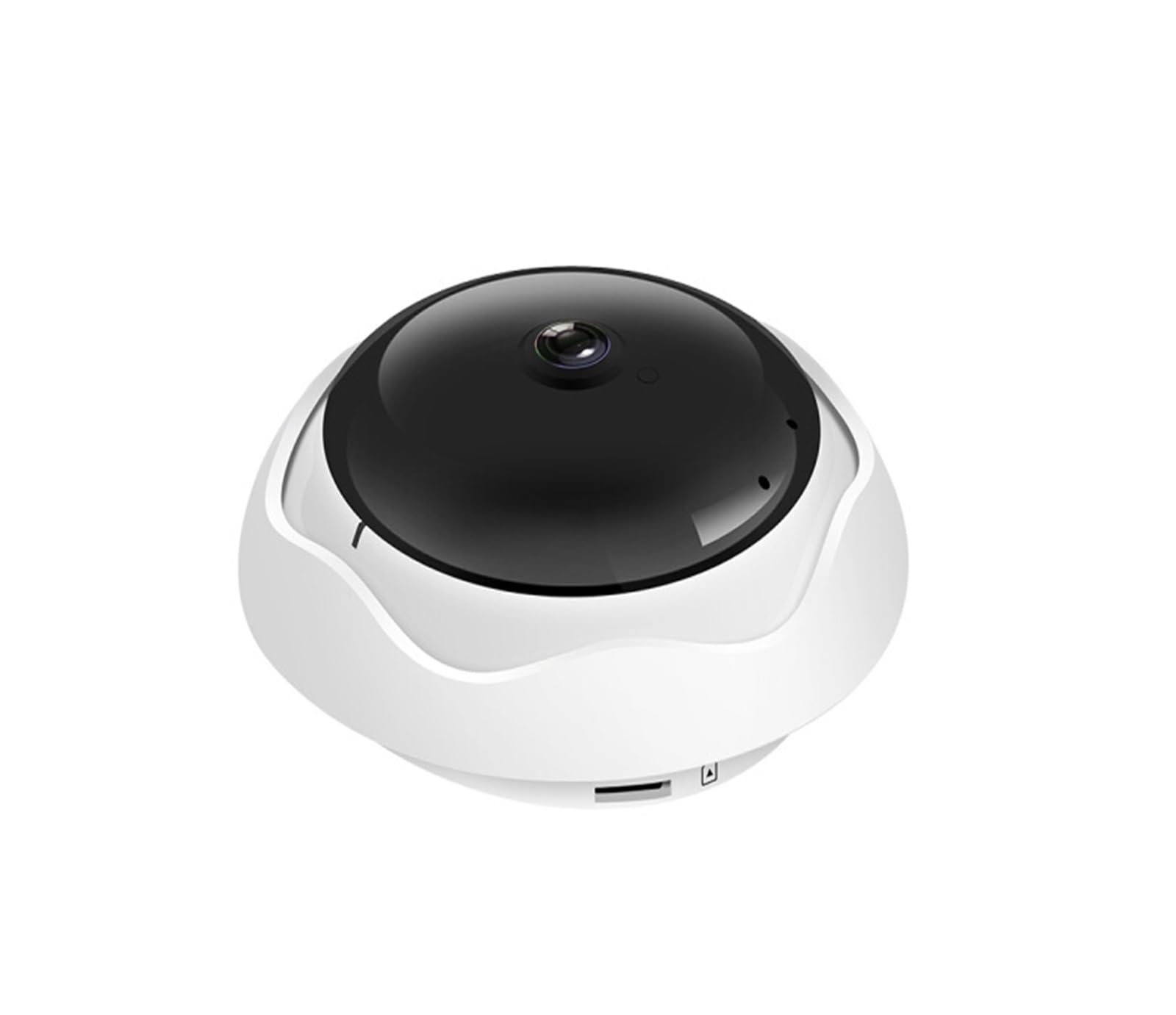 Oshpmbdlyfj 1.56Mm Remote Monitoring Infrared 5Mp Indoor 256G Audio Motion Detect Vr 360-Degree Panoramic Wifi Ip Surveillance Camera(Au Plug,5Mp Camera 256G)