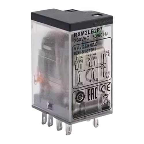 Relais 8 pieds AC220V RXM2LB2P7 intercalaire 5A pour automatisme