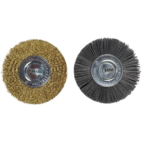 Wjelet Lazy-Weeder - Cepillo eléctrico para eliminar malas hierbas, bloque de musgo, limpiador de pavimentos de patio, 2 kg y 400 W (solo cepillo de nailon y alambre)