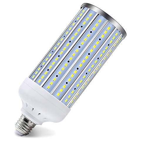 YGS-Tech Super Bright 50W (350W Equivalent 5000Lumen) LED Corn Light Bulb, E26/E27 Medium Base, 6500K Daylight White, for Indoor Large Area Lighting, Garage Factory Warehouse Backyard, Basement Cover