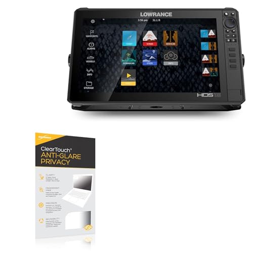 BoxWave Screen Protector Compatible With Lowrance HDS-16 Live - ClearTouch Anti-Glare Privacy (2-Pack), Privacy Screen Protector Flexible Film Anti-Glare