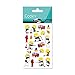 Maildor CY115C - Un sachet de gommettes 3D Cooky 1 planche 7,5x12cm, Pompiers (23 stickers)