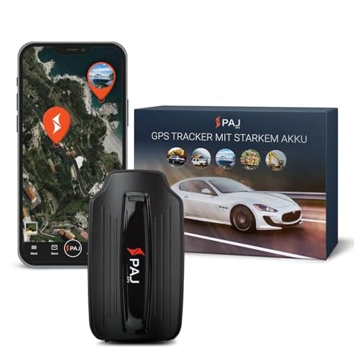 PAJ GPS Power Finder GPS-Tracker Auto, Motorrad, Fahrzeuge und LKW´s mit Magneten und Live-Tracking, ca. 40 Tage Akkulaufzeit (bis zu 90 Tage im Standby-Modus)