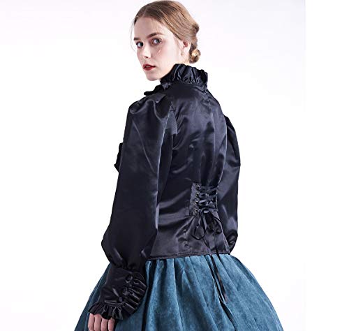 BLESSUME Medieval Victorian Blouse Women Vintage Lolita Top (2XL) steampunk buy now online