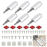 Lot complet pour tous vos meubles – Ce pack comprend 6 boutons poussoirs meuble, 24 vis, idéal pour cuisines, dressings, salles de bain ou tout meuble nécessitant une fermeture porte placard élégante et fonctionnelle.