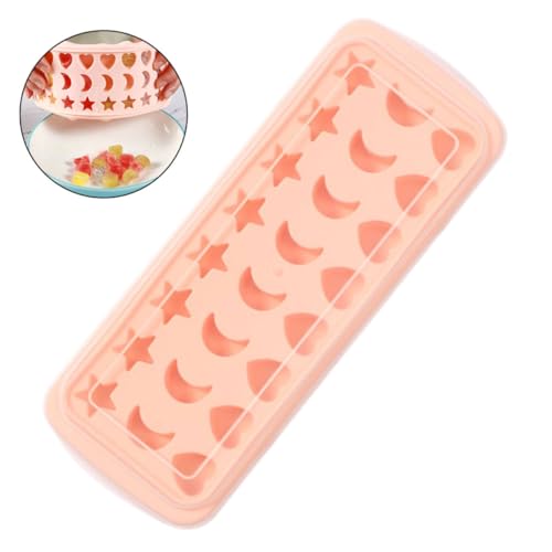 Molde para cubitos de hielo VICASKY silicona rosa miniatura 7