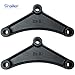 TRAILER SUPPLIES Tandem Axle Trailer Suspension Kit – Universal Double Eye Leaf Spring Hangers for 3,500–7,000 lb Axles – All-in-One Hardware Set – APT5