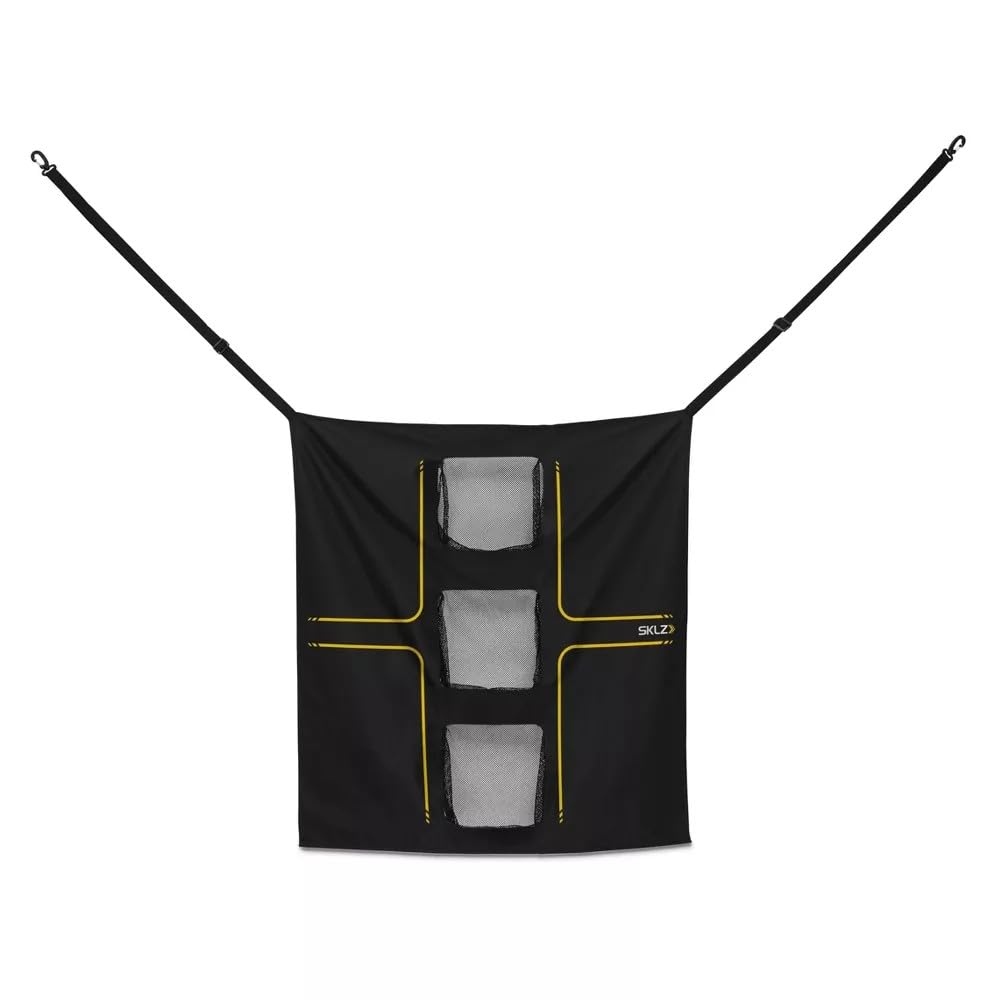 SKLZ Universal Golf Target, Adjustable Swing Target for Instant Feedback, Three Deep Pockets for Ball Flight Control, 76.2cm x 76.2cm - Perfect for Precision Training and Short Game Practice