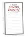 Guajolote Prints Funny Magnetic Grocery List, I Hate Grocery Shopping Novelty Gag Gift, 4.25 x 7.5