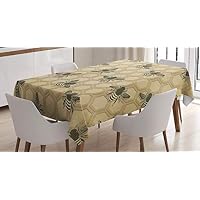 Tovaglia Rettangolare ABAKUHAUS New York Bridge - 140x200 Cm, Grigio, In Poliestere Setoso, Impermeabile E Antimacchia