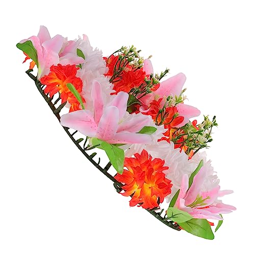 Gatuida De Artificial para Cementerio Guirnalda De Decoración Funeraria Flores Realistas para Actividades