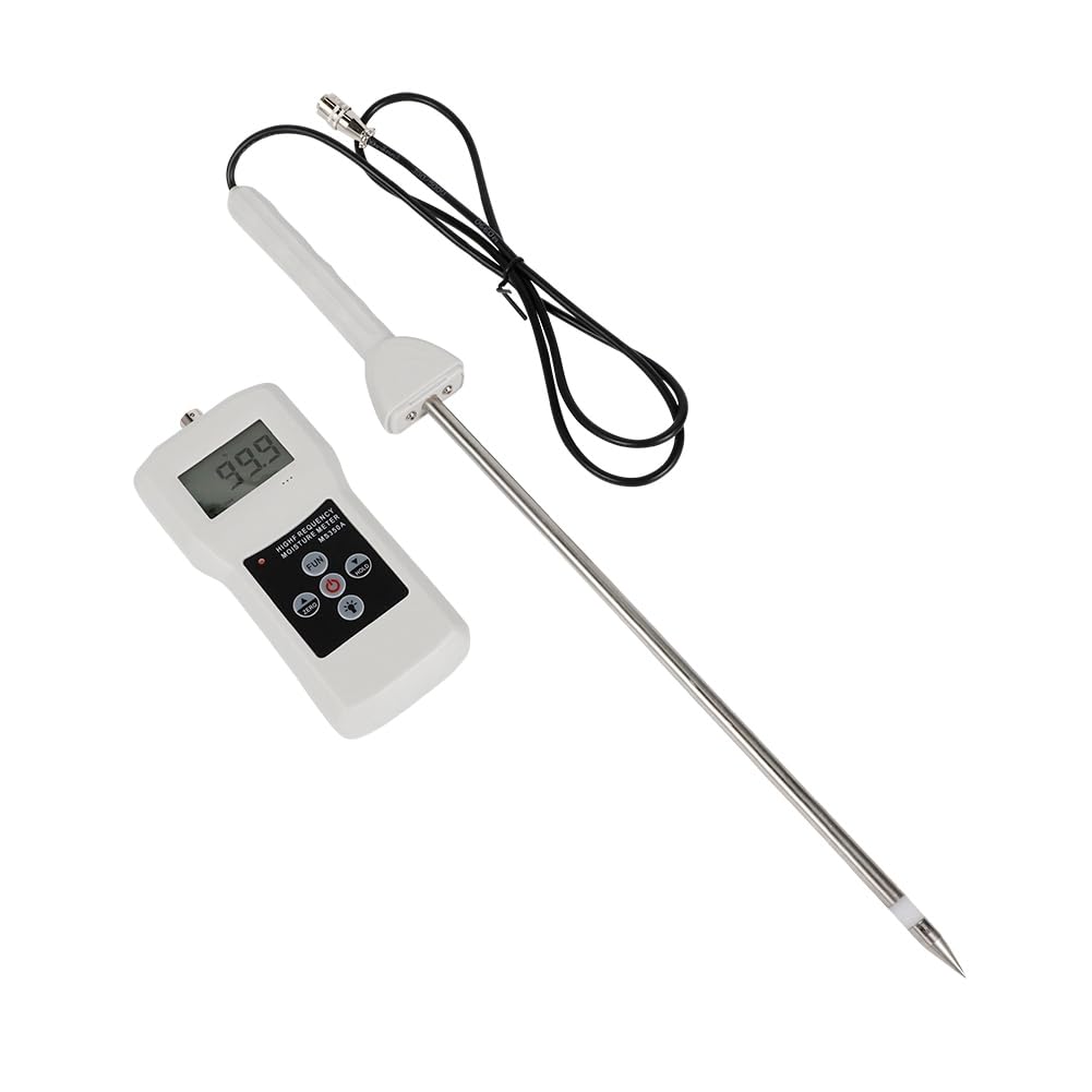 Littimoon 1 PCS Measuring Soil Moisture Meter for Soil, Silver Sand, Combination Powder, Coal Powder Powder