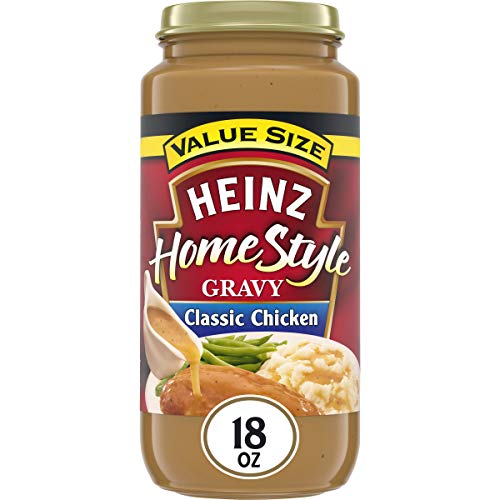 Image of Heinz Homestyle Classic Chicken Gravy (18 oz Jars, Pack of 12)