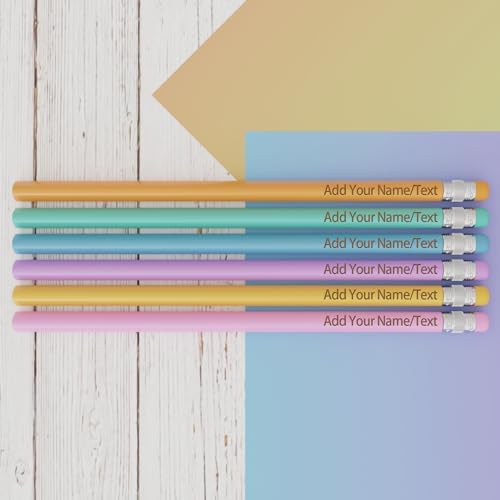 Lillian Vernon Personalized Pastel Pencils Set of 12