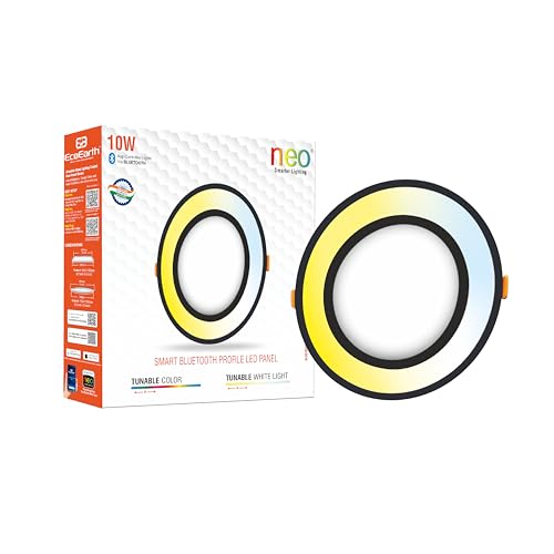Image of EcoEarth Neo Bluetooth Smart Profile Led Panel | 10 Watt (Round, 1)