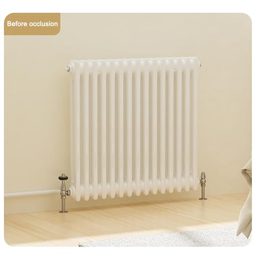 Cubierta de radiador blanca de diseño elegante para decoración de interiores 2