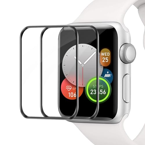 Cable Leader 2 Stück Schutzfolie für Panzerglas für Apple Watch Series 4/5/6/SE 40mm, Ultra-Klar Full Screen Keine Blase...